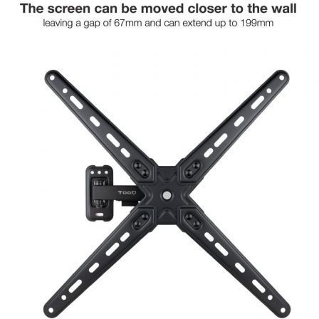 Tooq LP1355TN-B Soporte de Pared Extensible/Giratorio/Inclinable para TV 13-55 pulgadas